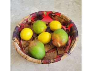 Cuenco de madera y resina de tamaño personalizado para el hogar, cuencos para servir ensaladas de Hotel, vajilla única hecha a mano, cuenco para sopa, vajilla de lujo - Product Image 2