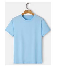 เสื้อยืดคอกลม100% ออกแบบได้ตามต้องการสำหรับผู้ชายเสื้อยืดคอกลมลายเรียบหรูขนาดพลัสไซส์ใหญ่พิเศษ - Product Image 3