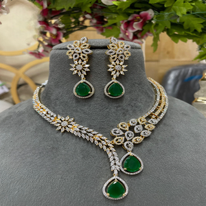 Luxury CZ Necklace <b>Set</b> <b>for</b> <b>Women</b> Premium Wedding, Bridal & Party Wear <b>Jewelry</b> Diamond <b>Set</b> <b>for</b> Special Occasions & Gifting - Product Image 1