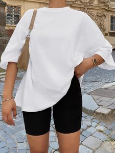 OEM personalizado señoras camisetas de algodón camiseta de verano con la impresión del logotipo para la ropa informal al por mayor - Product Image 5