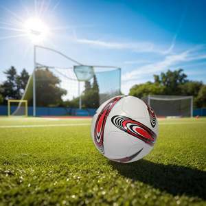 Balón de fútbol personalizado de 32 paneles, equipo de práctica profesional ligero Unisex, diseño de logotipo duradero de aire alto - Product Image 5