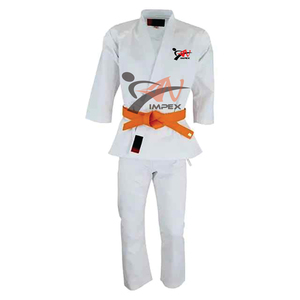 Wholesale High Quality <b>Karate</b> Uniform Custom Logo 100% Cotton Fabric Stretch Breathable Light Weight Durable - Product Image 2