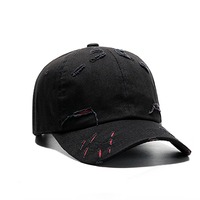 Topi Baseball warna hitam kustom untuk pria, layanan Oem topi bisbol katun harga pabrik mewah terlaris