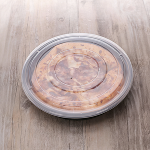 Bandejas Redondas Desechables de PP para Microondas con Tapa para Comida Callejera, Mariscos y Panqueques - Product Image 4