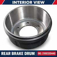 Tambour de frein arrière 2100320440 pour camion JAC N80 N90, ensemble tambour de frein, essieu arrière, pièces détachées automobiles en gros