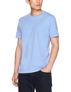 T-shirt en coton personnalisé avec logo pour homme, t-shirt décontracté à manches courtes en coton uni pour homme et femme - Product Image 3