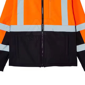 Chaqueta de Seguridad de Alta Visibilidad para Hombre, Reflectante, para Construcción, Chaqueta de Seguridad Industrial para Hombre, Ropa de Trabajo Protectora y Duradera para Exteriores - Product Image 6