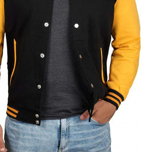 Vente de gros Veste universitaire en laine de haute qualité pour hommes avec impression de logo personnalisé Veste Letterman d'hiver - Product Image 6