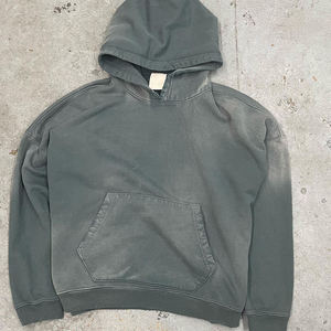 Sudadera con Capucha Personalizada de Estilo Urbano, Algodón French Terry, Lavado Ácido, Vintage, Logotipo Personalizado, Decoloración al Sol, Lavado a la Piedra, Aspecto Desgastado - Product Image 5