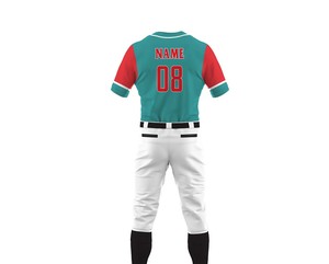 ชุดเบสบอลผู้ชาย ระบายอากาศได้ดี สวมใส่สบาย ป้องกันริ้วรอย คุณภาพสูง แห้งเร็ว ต้านเชื้อแบคทีเรีย แขนครึ่งตัว ดีไซน์ล่าสุด - Product Image 3