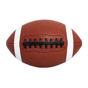 Personalizzato in pelle PU American Football Ball per la pratica di allenamento di dimensioni ufficiali resistente impugnatura attrezzature sportive per il commercio all'ingrosso - Product Image 1