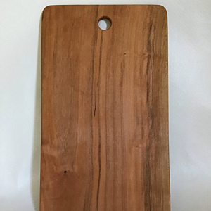 Planche à découper en bois de cerisier massif, bois dur naturel, planche de cuisine avec trou de suspension pour la préparation des aliments, le service et l'international - Product Image 1