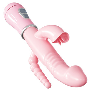 Vibrateur avec billes anales et fonction de léchage de langue, jouet de plaisir pour femmes adultes, 100 par boîte - Product Image 3