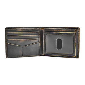 Portefeuille court et fin en cuir pour hommes Portefeuille Carteira avec porte-cartes de crédit personnalisé Accessoires de mode - Product Image 5
