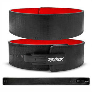 Ceinture en cuir premium à boucle à levier motif serpent, protection avancée, ajustable, avec fermeture à boucle pour haltérophilie, ceintures personnalisées - Product Image 1