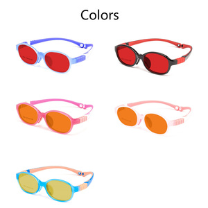 Gafas de Protección Contra la Luz Azul para Niños, Coloridas, ODM OEM, Lentes Naranjas, Color Rojo, Filtro de Luz Azul, Anti Luz Azul - Product Image 4