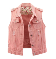 Vestes en jean personnalisées avec broderie sur toute la surface Veste en jean pour femmes vestes en jean avec broderie florale pour femmes