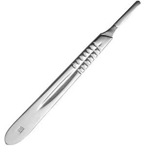 Mango de bisturí no 4 Mango de bisturí de alto rendimiento n. ° 4 - Ideal para uso quirúrgico y médico Mango de bisturí n. ° 4 instrumentos quirúrgicos - Product Image 2