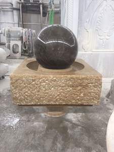 2025 Modern Turkish Style Travertine Decorative Balls Durable Marble Floating Ball Water <b>Fountain</b> <b>for</b> <b>Outdoor</b> Garden Made Turkey - Product Image 2