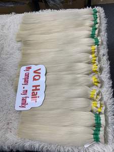 Extensions de cheveux humains haut russes blond cendré de haute qualité VIP en vrac cheveux vietnamiens à extrémités épaisses - Product Image 5