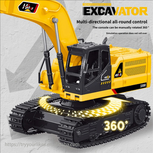 EPT 6-Channel 2.4Ghz lega costruzione telecomandata escavatore Rc giocattoli metallo piccolo telecomando <span class=keywords><strong>camion</strong></span> giocattolo - Product Image 4