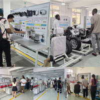 Banco de Entrenamiento Automotriz Multipunto para Sistemas de Inyección de Combustible Bifuel (GLP/Gasolina), Equipo de Capacitación Profesional, Banco de Entrenamiento de Inyección