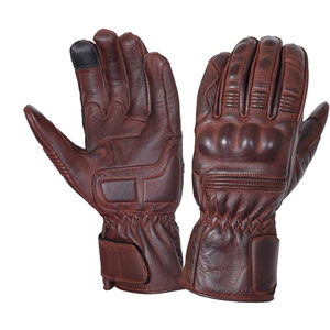 Guantes de Carreras de Piel Sintética PU, Elegantes, Resistentes al Viento, Antideslizantes, para Motociclismo, Ciclismo y Deportes, Personalizables para Hombre, Nuevo Modelo - Product Image 2