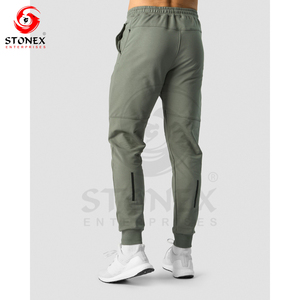 Pantalones de chándal personalizados de alta calidad, pantalones de chándal de algodón pesado acampanados, pantalones de chándal apilados para hombre - Product Image 3