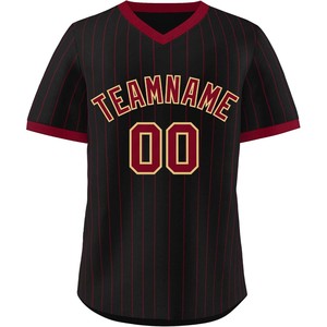 Camiseta de béisbol del equipo hecha con malla transpirable sublimada tela de secado rápido que absorbe la humedad tamaño Juvenil/adulto OEM a granel - Product Image 4