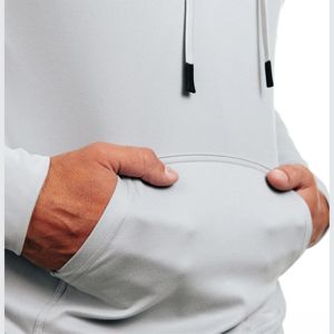 Sweat à capuche de haute qualité fuselé pour hommes OEM vente en gros de vêtements de rue pour hommes sweats à capuche amples à manches longues imprimés graphiques pour garçon lavés à l'acide - Product Image 5