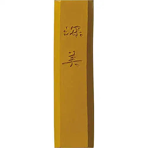 [구레타케] 구레타케 사이보쿠 신비 수미 잉크 스틱, "OHDO" 노란 황토, 일본 전통 서예 및 회화, 직업