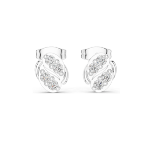 Boucles d'oreilles clous de créateur en diamant de laboratoire 0,32 CT, clarté VVS-VS EF, or 18 carats, 14 carats, 10 carats et argent 925, or rose, or jaune, or blanc - Product Image 1