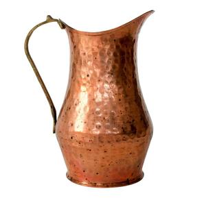 เหยือกน้ำโลหะแท้พร้อมฝาปิดสำหรับโรงแรมและภัตตาคารดีไซน์2025สลักลายดอกไม้ - Product Image 5