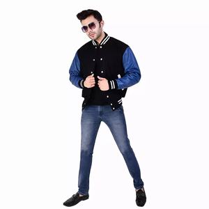 Chaquetas universitarias lisas disponibles para venta al por mayor con servicio de embalaje personalizado y soporte para producción de marca privada - Product Image 5