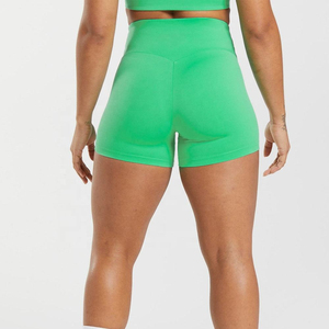 Pantalones cortos deportivos de Ciclismo de talla grande, pantalones cortos deportivos de compresión para mujer, pantalones cortos deportivos para entrenamiento, Fitness, correr, pantalones cortos deportivos de algodón para gimnasio - Product Image 2