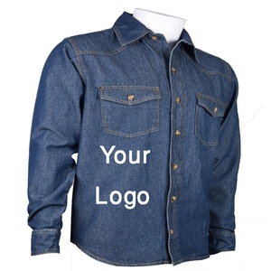 Veste en jean unie de style nouveau pour hommes, surdimensionnée, décontractée, streetwear d'hiver, respirante, jean délavé à l'acide, OEM - Product Image 3