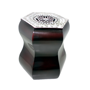 Taburete de aluminio chapado antiguo de bronce mesa auxiliar de estilo moderno y otomanos para muebles para el hogar personalizados a granel - Product Image 1