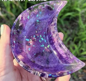 จานเรซิ่นทรงกลมสำหรับเสิร์ฟ จานที่ทนทาน เหมาะสำหรับเป็นของขวัญหรือตกแต่งภายใน - Product Image 5