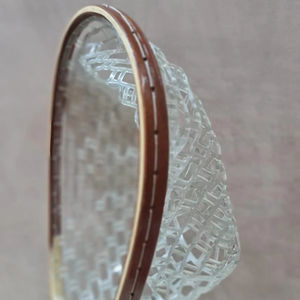 Filet d'atterrissage de pêche à la mouche en plein air Filet à truite Cadre en bois avec filet en caoutchouc Filet coulé à la main Thor Filet de pêche à la truite - Product Image 1