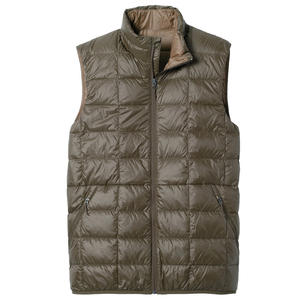 Gilet léger rembourré pour hommes gilet d'extérieur compressible chaud hiver extérieur sans manches veste à bulles pour le voyage course à pied - Product Image 6