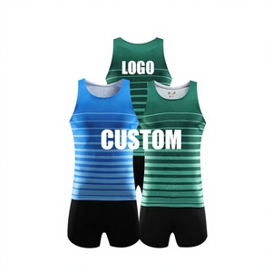 Wholesale Youth Contrast Color Running Sportswear Polyester Elastic Waist Moisture Wicking Quick Dry Compression Sleeveless Full - Product Image 6