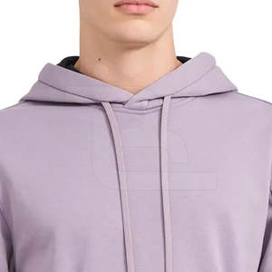 Sweat à capuche surdimensionné pour hommes 100% coton de haute qualité Streetwear personnalisé sweat-shirt uni et lourd vierge pour l'hiver - Product Image 6