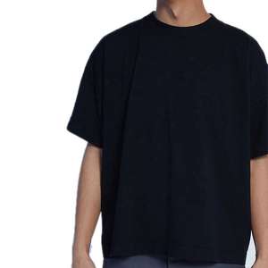 Derniers vêtements à la mode T-shirt pour hommes de couleur unie pour adultes Design personnalisé T-shirt uni pour hommes à séchage rapide - Product Image 2