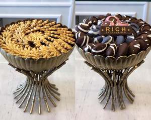 Diseño elegante Cuenco decorativo para servir chocolate Bodas Chocolate Dulce Titular Cuenco de metal plateado hecho a mano de calidad fina - Product Image 3