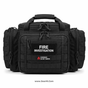 Bolsa de Investigación de Incendios Reforzada y Resistente con Material de Nailon Cordura 1000D para Evaluación del Sitio del Incendio y Detección de Acelerantes - Product Image 1