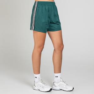 Femmes/hommes 100% Polyester Board Shorts cordon fermeture taille moyenne tricoté toile Sublimation transfert impression motif solide - Product Image 3