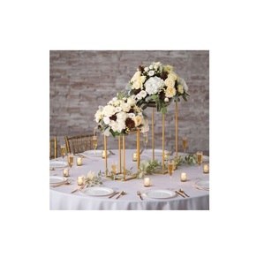 Support de fleurs en métal de meilleure qualité pour la décoration de table de fête de mariage support en métal pour fleurs de l'exportateur indien - Product Image 3