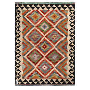 Tapis Kilim Maimana Afghanistan 120 x 85 cm, décoration murale - Product Image 1