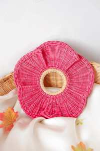 Decoración de Pared Multifuncional de Ratán Hecha a Mano, Ecológica, Minimalista, Móvil, para Aniversario - Product Image 4