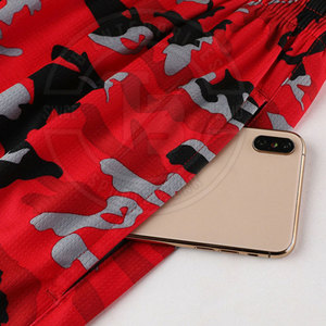 ชุดบาสเก็ตบอลชายคุณภาพสูง สีและโลโก้สั่งทำได้ แห้งเร็ว ระบายอากาศดี ออกแบบเองได้ ขายส่ง - Product Image 5